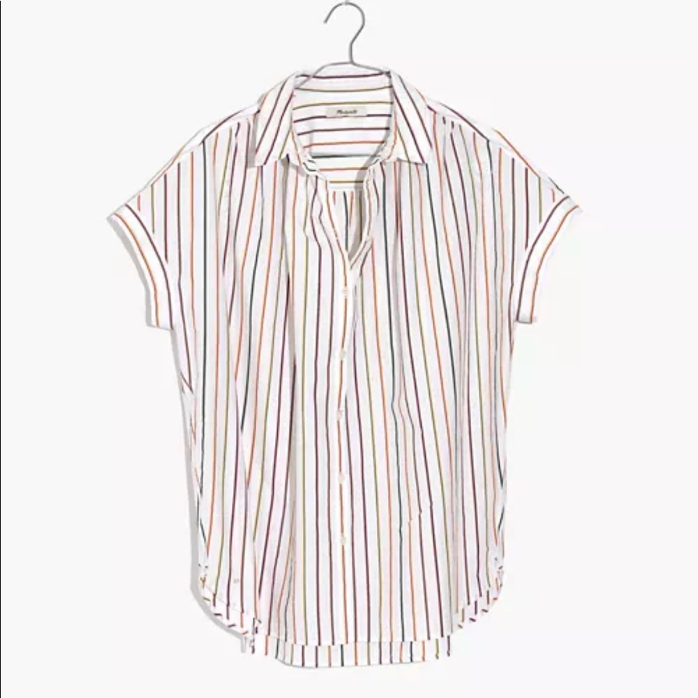 Madewell Central Shirt in Sadie Stripe - Picture 13 of 13